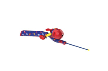 Image of Zebco Youth Wonder Woman Floating Spincast Reel and Rod Combo, 29in Fiberglass Rod, Light, Moderate, SZ 20 Reel, RH Retrieve, Pre-Spooled w/ 6lb Line, Pink, YFCWWOMAN.FB6