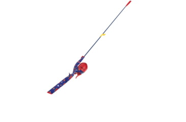 Image of Zebco Youth Wonder Woman Floating Spincast Reel and Rod Combo, 29in Fiberglass Rod, Light, Moderate, SZ 20 Reel, RH Retrieve, Pre-Spooled w/ 6lb Line, Pink, YFCWWOMAN.FB6