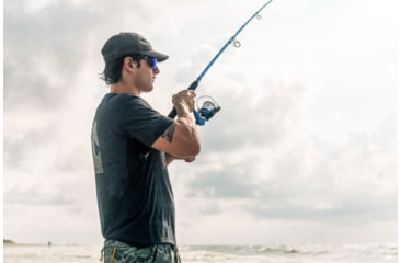 Image of Zebco Blue Runner 80sz 12 ft Spinning Combo, 2 Pieces