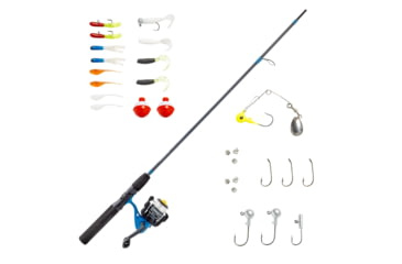 Image of Zebco Ready Tackle 5 ft 6 in Spinning Combo w/All-Purpose Tackle, 2 Piece