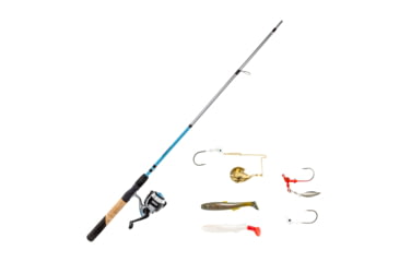 Image of Zebco Ready Tackle Inshore 40sz 7 ft Spinning Combo with Strike King Tackle, 2 Pieces