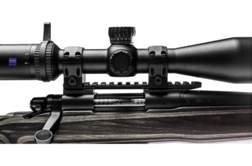 Image of Zeiss 30mm Ultralight 1913 MS Rings w/ Level - X-High, 1.375in/34.9mm, Black, High, 000000-2345-660