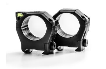 Image of Zeiss 30mm Ultralight 1913 MS Rings w/ Level - Low, .850in/21.6mm, Black, 000000-2309-905
