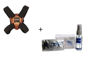 Image of Zeiss Bino System Binocular Suspenders and Zeiss Compact Portable Lens Care System