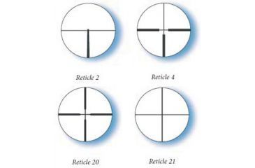 Image of Available Reticles for Zeiss 4x32 Conquest Rifle Scope