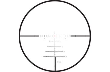 Image of Zeiss Conquest V4 Rifle Scope, 6-24x50, 30mm Tube, ZMOAi-20 Illum. Reticle, Ext Elevation Ballistic Stop, Black, Medium, NSN 9013.10.1000, 522955-9989-090