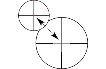 Image of Zeiss Conquest V6 External Elevation Turret 2-12x50mm 30 mm Tube Rifle Scope, Second Focal Plane, Illuminated Plex Reticle, Black, 522225-9960-060