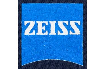 Image of Zeiss Gear Long Sleeve T-Shirt Carl Zeiss on Sleeve, Logo on Front Left Chest, Blue, Large