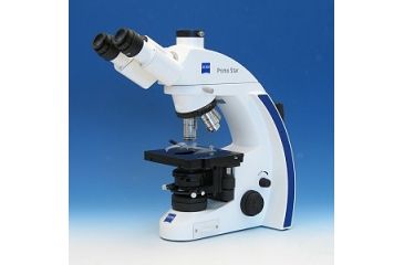 Image of Zeiss Primo Star HAL/LED Microscope Fixed Kohler, drive R, field of view 18,pointer 4155000051000000