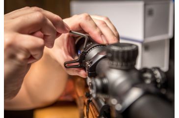 Image of Zeiss Throw Lever for Conquest V6 Rifle Scopes, Black, Medium, 000000-2224-899