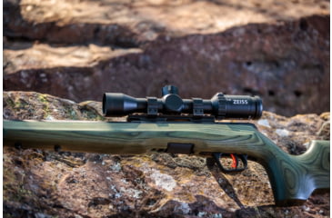 Image of Zeiss V3 Rimfire 2.5-8x35mm 1in Tube Rifle Scope w/Capped Turrets, Second Focal Plane, XRR Reticle, Black, 522703-9884-000