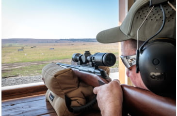 Image of Zeiss V3 Rimfire 2.5-8x35mm 1in Tube Rifle Scope w/Capped Turrets, Second Focal Plane, XRR Reticle, Black, 522703-9884-000
