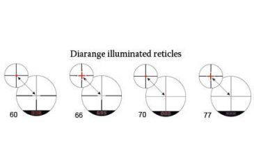 Image of Available Reticles of Zeiss Victory Diarange 3-12x56 Rifle Scopes