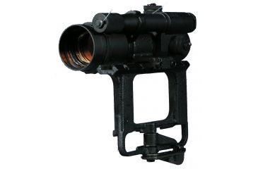 Image of Zenit PK-01 V Red Dot Rifle Weapon Scope w/ Weaver and AK Side Mount, Black, GSPK01V