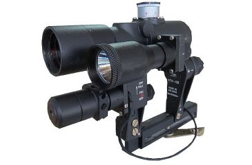Image of Zenit PK-A Military Red Dot Rifle Scope, Laser, Tactical Light - AK Mount, Black, GSPKAAKKPK