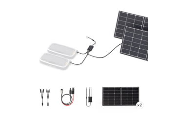 Image of Zero Breeze Solar Charging Kit for Mark 2 Plus Two Batteries, solar-charging-kit-for-mark-2-plus-extra