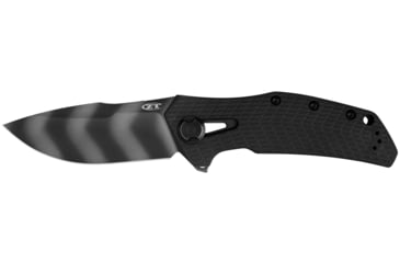 Image of Zero Tolerance 0308BLKTS Assisted Folding Knife, 3.75in CPM 20CV Drop Point Blade, G10 Front/Titanium Back Handle, 0308BLKTS