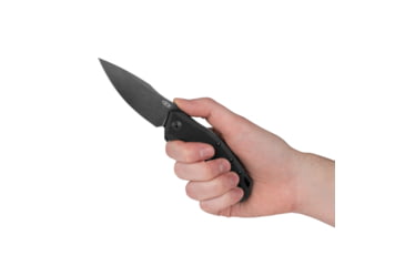Image of Zero Tolerance 0357BW Assisted Folding Knife, 3.25in CPM 20CV Drop Point Blade, G10 Handle, 0357BW