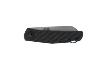 Image of Zero Tolerance Anso Manual Folding Knife, 2.6in, CPM 20CV Steel, Sheepsfoot, Stonewashed finish, Carbon fiber Handle, 0230
