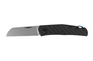 Image of Zero Tolerance Anso Manual Folding Knife, 2.6in, CPM 20CV Steel, Sheepsfoot, Stonewashed finish, Carbon fiber Handle, 0230