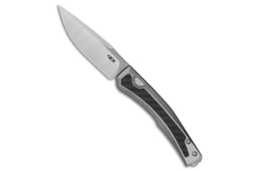 Image of Zero Tolerance Zero Tolerance 0556 MagnaCut Auto Knife Titanium/Carbon Fiber 3.4&quot; Satin*DISC*, Black/Gray, CPM MagnaCut, adult, BHQ-212900