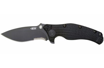 Image of Zero Tolerance Flipper Folding Knife, 4in Serrated 0200ST