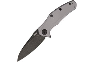 Image of Zero Tolerance Linerlock A/O Folding Knife,3.25in,Standard Edge,Black Stonewash,Titanium Handle ZT0770GRYBW
