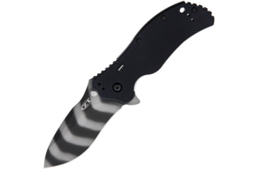 Image of Zero Tolerance Linerlock A/O Tritium Folding Knife, 3.25 Tiger Stripe camo DLC coated CPM S30V stainl, Black G10 handle with Tritium insert, ZT0350TSTR