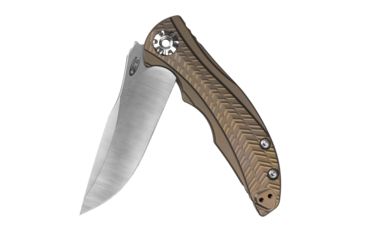 Image of Zero Tolerance RJ Martin Kvt Folding Knife, Brown, 0609