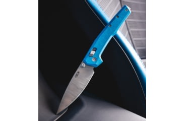 Image of Zero Tolerance Zero Tolerance 0117 DuraLock Knife Glass Fiber 3.3" SW/Satin MagnaCut, Blue, CPM MagnaCut, adult, BHQ-228871