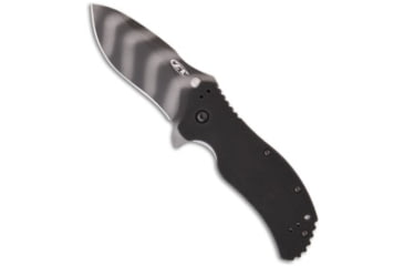 Image of Zero Tolerance Zero Tolerance 0350TS Assisted Opening Knife 3.25" Tiger Stripe ZT *DISC*, Black, CPM S30V, adult, BHQ-189220