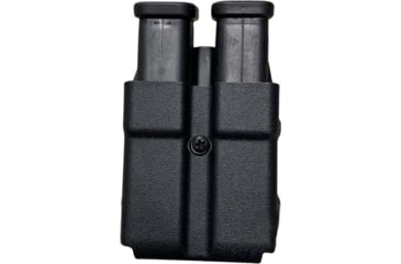 Image of Zero9 Double Mag Case Holster, Glock .45 ACP, Molle Loks, Plain Black, Z9-4014-BLK-MLK