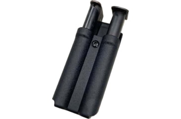 Image of Zero9 Double Mag Case Holster, Single Stack 45cal - Vertical, Tek-Lok, Plain Black, 4037-BLK-TEK-VER
