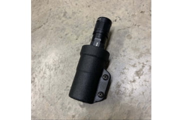 Image of Zero9 Flashlight Case Holster, Bezel Down 2, Tek-Lok, Wolf Grey, Z9-4025-GRY-TEK
