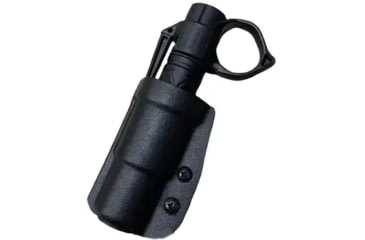 Image of Zero9 Holsters Bezel Down Flashlight Case, Tek-Lok, Plain, Black, Z9S-Z9-4032-BLK-TEK