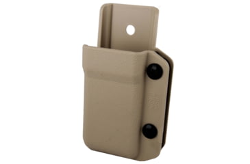 Image of Zero9 Holsters Single Mag Case, 9mm/40cal, Silver Tan, MOLLE Lock, Z9-4050-STN-MLK