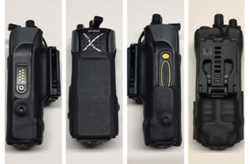 Image of Zero9 Portable Radio Case Holster, XL-185/200, Tek-Lok, Plain Black, Z9-5007-BLK-TEK