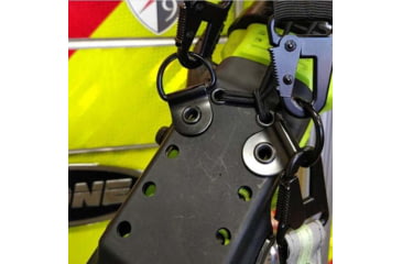 Image of Zero9 Portable Radio Case Holster, XL-185/200, Tek-Lok, Plain Black, Z9-5007-BLK-TEK