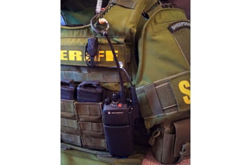 Image of Zero9 Portable Radio Case Holster, XTS3000/5000, Tek-Lok, Plain Black, Z9-5004-BLK-TEK