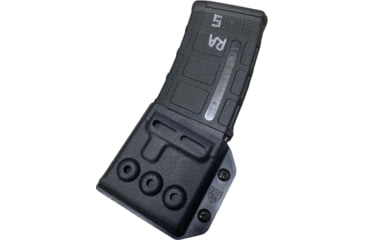 Image of Zero9 Rifle Mag Case Holster, AR/M4, Tek-Lok, Plain Black, Z9-4011-BLK-TEK