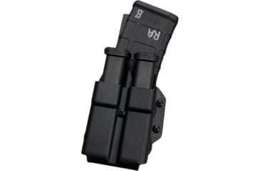 Image of Zero9 Rifle Pistol Combo Holster, Glock .45 ACP, Molle Loks, Plain Black, Z9-4021-BLK-MLK