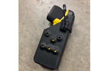 Image of Zero9 TASER Case Holster, Taser 7, Molle Loks, Plain Black, Z9-2015-BLK-MLK
