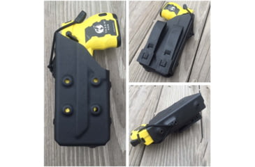 Image of Zero9 TASER Case Holster, Taser 7, Molle Loks, Plain Black, Z9-2015-BLK-MLK