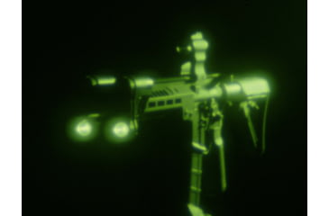 Image of ZeroBlindSpot 0BS-2 IR + White Rechargeable LED Weapon Light, Black, Small, 0002