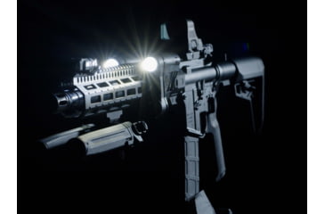 Image of ZeroBlindSpot 0BS-2 IR + White Rechargeable LED Weapon Light, Black, Small, 0002