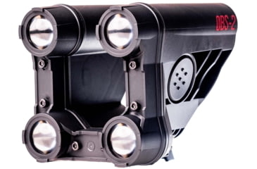 Image of ZeroBlindSpot 0BS-2 IR + White Rechargeable LED Weapon Light, Black, Small, 0002