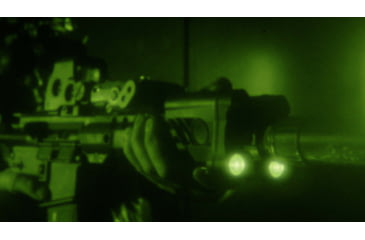 Image of ZeroBlindSpot 0BS-2 IR + White Rechargeable LED Weapon Light, Black, Small, 0002