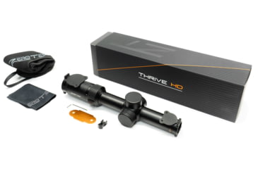 Image of ZeroTech Optics Thrive HD 1-8x24mm LPVO 30mm Tube Rifle Scope, Second Focal Plane, PHR 4 Illuminated Reticle, Black, TH1824P4-IR