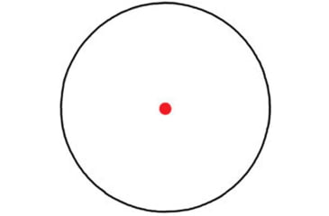 Image of ZeroTech Optics Trace 1x25mm Red Dot Sight, 3 MOA Red Dot Reticle, Black, TRRD125