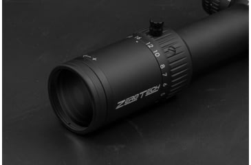 Image of ZeroTech Optics Trace Advanced 4-24x50mm Rifle Scope, 30mm Tube, First Focal Plane, Illuminated RMG-IR FFP Reticle, MRAD, Black, TR4245F-IR